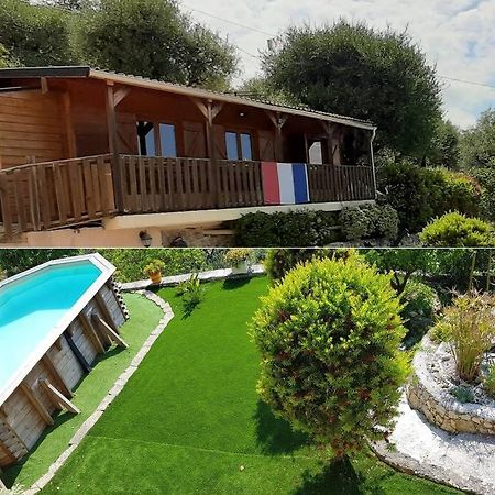 Le Chalet De La Pierreraie Cote D'Azur Piscine Terrasse Et Vue Mer Drap 外观 照片