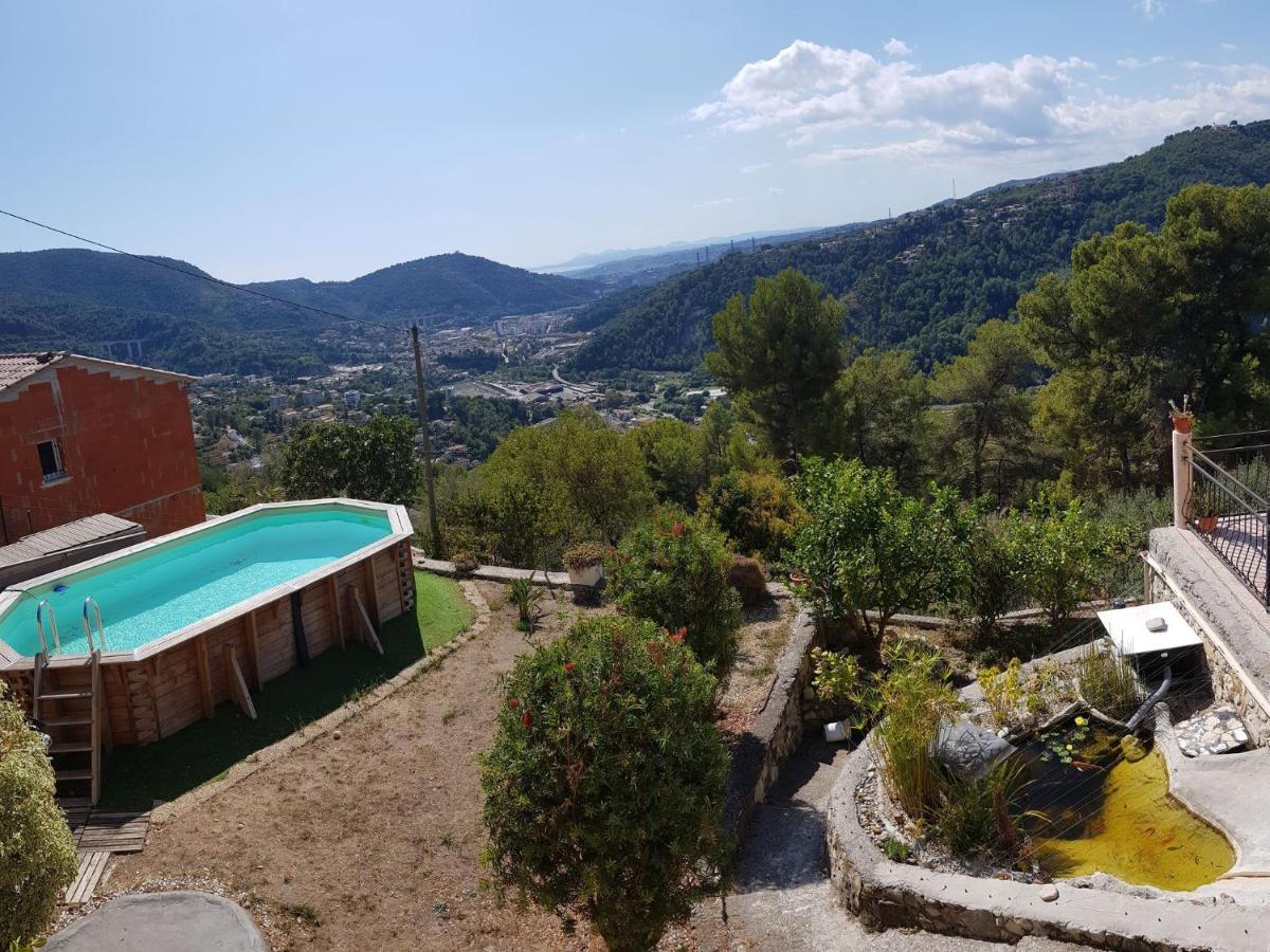 Le Chalet De La Pierreraie Cote D'Azur Piscine Terrasse Et Vue Mer Drap 外观 照片