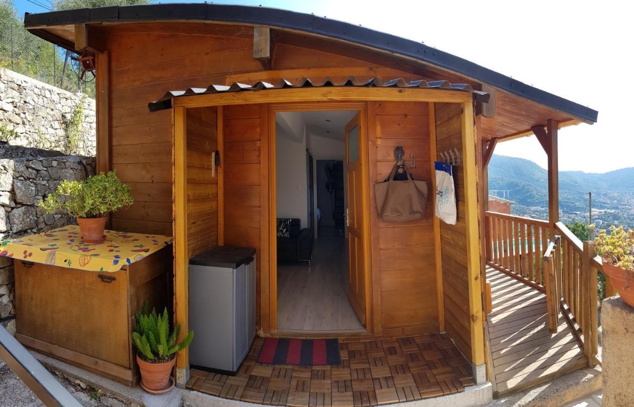 Le Chalet De La Pierreraie Cote D'Azur Piscine Terrasse Et Vue Mer Drap 外观 照片